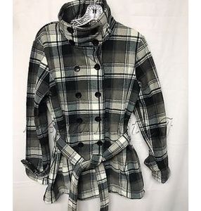 🎈NWT IKE BEHAR Ladies Belted Fleece Jacket, Large